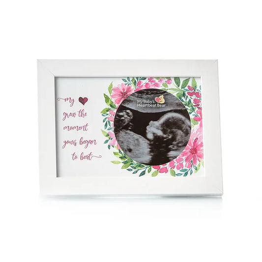 Pink Flower Ultrasound Frame
